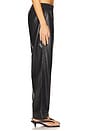 view 3 of 6 Jada Vegan Leather Pant in Noir