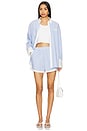 view 1 of 5 CONJUNTO DE CAMISA CLUB in Light Blue Stripe