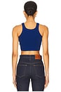 view 3 of 4 Aj Cropped Tank Top in Night Sail
