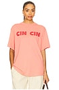 view 1 of 4 Cin Cin Tee in Bougainvillea Pink