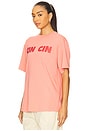 view 2 of 4 Cin Cin Tee in Bougainvillea Pink