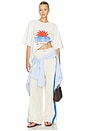 view 4 of 5 Tropiques Oversized Tee in Warm White