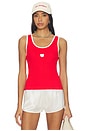 view 1 of 4 Manzana Rib Tank in Apple Red