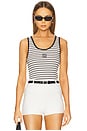 view 1 of 5 Mio Tank Top in Noir Stripe