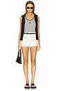 view 4 of 5 Mio Tank Top in Noir Stripe
