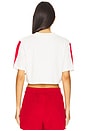 view 3 of 4 Racquet Crop Tee in Warm White