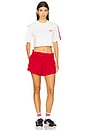 view 4 of 4 Racquet Crop Tee in Warm White