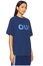 view 2 of 4 Parisienne Tee in Estate Blue