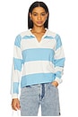 view 1 of 4 Jeannie Rugby Polo in Baltic Sea Stripe