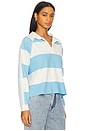 view 2 of 4 Jeannie Rugby Polo in Baltic Sea Stripe