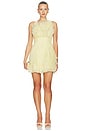 view 1 of 3 Nisha Mini Dress in Pastel Yellow
