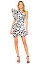 view 1 of 3 Beronia One Shoulder Dress in Awelye Monochrome