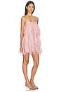 view 1 of 3 Ophelia Lace Mini Dress in Fawn Pink