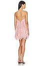 view 3 of 3 Ophelia Lace Mini Dress in Fawn Pink