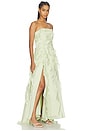 view 2 of 3 Allairie Gown in Sea Green