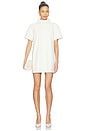 view 1 of 3 ROBE COURTE MOSSAN  in Ivory