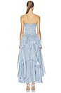 view 4 of 4 Gleam Gown in Metallic Blue