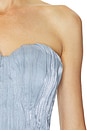 view 5 of 4 Gleam Gown in Metallic Blue
