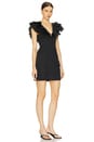 view 2 of 3 Charmed Plunge Mini Dress in Black