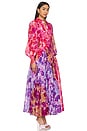view 3 of 4 Collisions Smock Maxi Dress in Kaleidoscopic Rose
