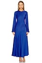 view 1 of 4 Weylyn Sequin Cuff Maxi Dress in Cobalt Blue