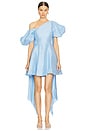 view 1 of 4 Arista Tulip Sleeve Mini Dress in Powder Blue