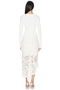 view 3 of 3 Mosaic Crochet Midi Dress in Ivory