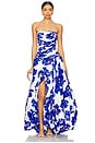 view 1 of 4 Behold Maxi Dress in Boldly Blooming Cobalt