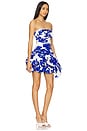 view 2 of 4 MINIVESTIDO COM BAINHA TIPO BOLHA VIOLETTE in Boldly Blooming Cobalt