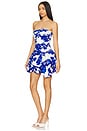 view 3 of 4 MINIVESTIDO COM BAINHA TIPO BOLHA VIOLETTE in Boldly Blooming Cobalt