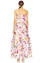 view 3 of 3 Fleur Pleated Gown in Collage Floral
