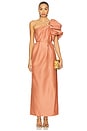 view 2 of 4 Cira Midi Dress in Terracotta