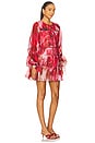 view 2 of 3 Flora Mini Dress in Prismatic Floral Red