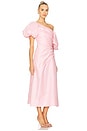 view 2 of 3 Cadence Ruched Midi Dress in Ballerina Pink