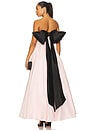 view 1 of 4 Thea Gown in Pink Tint & Black