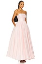 view 3 of 4 Thea Gown in Pink Tint & Black