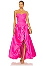 view 1 of 4 Estelle Gown in Cerise Pink