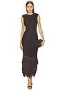 view 4 of 5 Breeze Knit Midi Dress in Chocolate