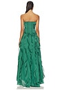 view 3 of 3 Allairie Gown in Forest Green