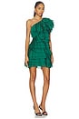 view 2 of 3 Rosaline Mini Dress in Forest Green