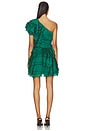 view 3 of 3 Rosaline Mini Dress in Forest Green