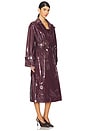 view 2 of 3 Verve Trench Coat in Mulberry