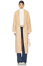 view 1 of 4 Modular Long Line Wool Coat in Ecru Beige