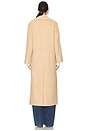 view 4 of 4 Modular Long Line Wool Coat in Ecru Beige