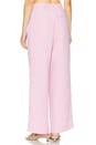 view 3 of 4 Harlem Pleat Front Pant in Chalk Pink