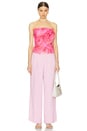 view 4 of 4 Harlem Pleat Front Pant in Chalk Pink