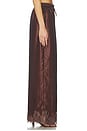 view 3 of 6 PANTALON OPHELIA in Chocolate
