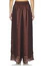 view 4 of 6 PANTALON OPHELIA in Chocolate