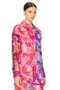 view 2 of 4 Vision Oversized Linen Shirt in Kaleidoscopic Rose
