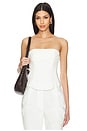 view 1 of 4 Oriel Ruched Bustier in Ivory